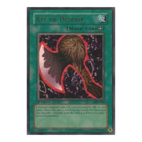 Axe of Despair (MRL-EN) #MRL-002 Ultra Rare (1st Edition Damaged) Magic Ruler YuGiOh: 2002