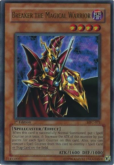 Breaker the Magical Warrior (MFC) #MFC-071 Ultra Rare (1st Edition Lightly Played) Magician's Force YuGiOh: 2003