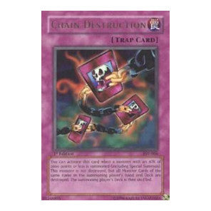 Chain Destruction (PSV) #PSV-006 Ultra Rare (Unlimited Damaged) Pharaoh's Servant YuGiOh: 2004