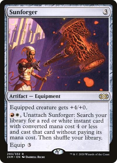 Sunforger (2XM) #293 Rare (Lightly Played) Double Masters Magic: The Gathering: 2020