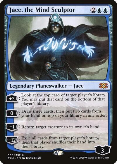 Jace the Mind Sculptor (2XM) #56 Mythic Rare (Lightly Played) Double Masters Magic: The Gathering: 2020