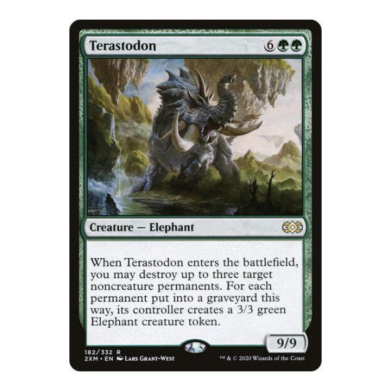 Terastodon (2XM) #182 Rare (Near Mint) Double Masters Magic: The Gathering: 2020