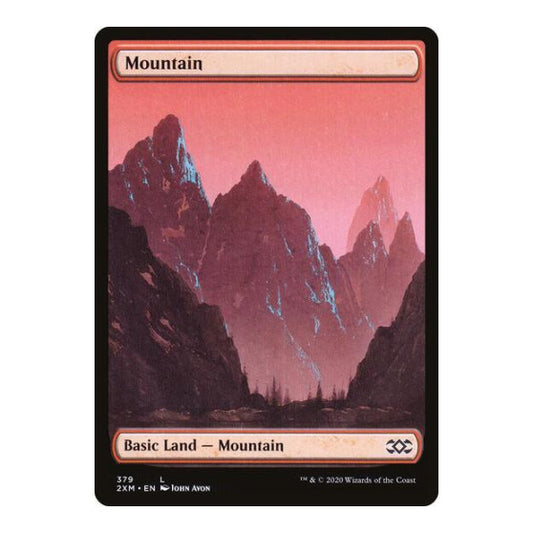 Mountain (379) (2XM) #379 Land (Lightly Played) Double Masters Magic: The Gathering: 2020