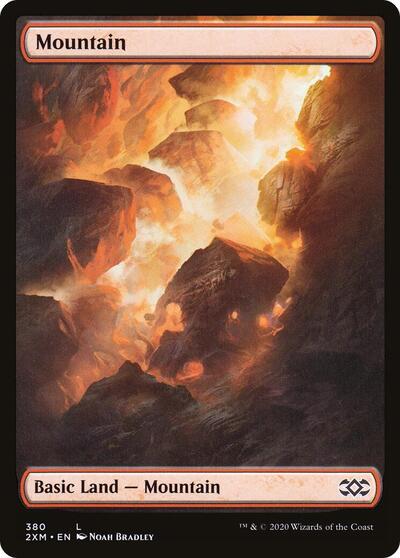 Mountain 380 (2XM) #380 Land (Lightly Played) Double Masters Magic: The Gathering: 2020