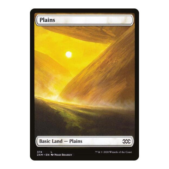 Plains 374 (2XM) #374 Land (Lightly Played) Double Masters Magic: The Gathering: 2020