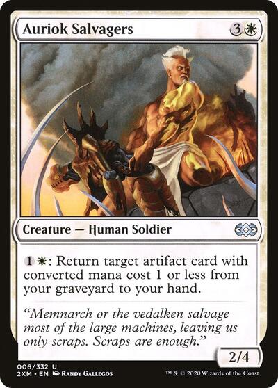 Auriok Salvagers (2XM) #6 Uncommon (Lightly Played) Double Masters Magic: The Gathering: 2020