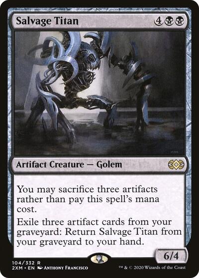 Salvage Titan (2XM) #104 Rare (Lightly Played) Double Masters Magic: 2020