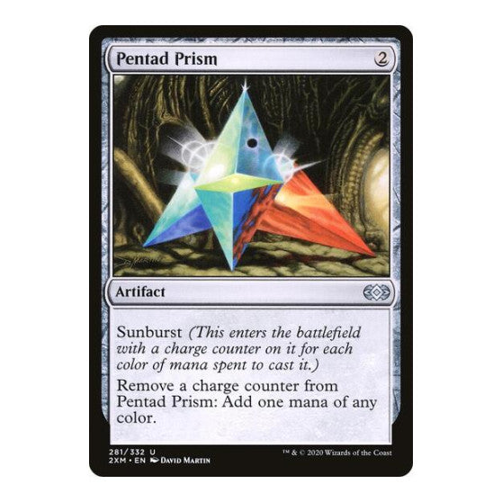 Pentad Prism (2XM) #281 Uncommon (Lightly Played) Double Masters Magic: The Gathering: 2020