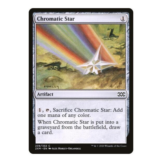 Chromatic Star (2XM) #239 Common (Foil Lightly Played) Double Masters Magic: The Gathering: 2020