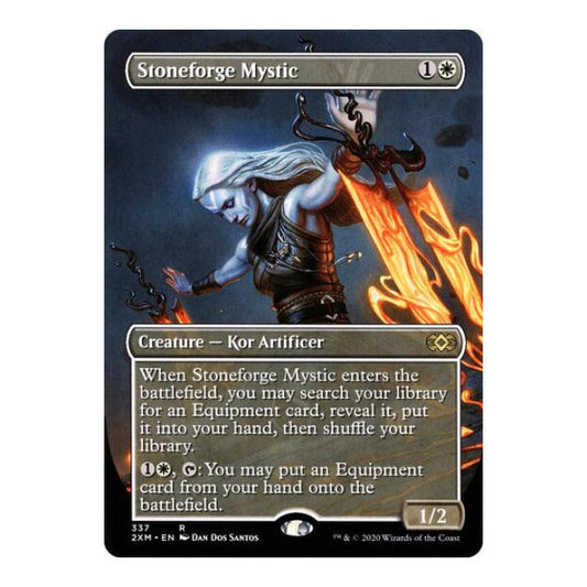 Stoneforge Mystic (Borderless) (2XM) #337 Rare (Near Mint) Double Masters Magic: The Gathering: 2020