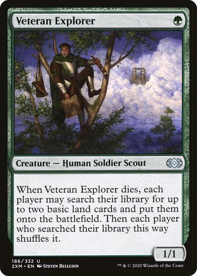 Veteran Explorer (2XM) #186 Uncommon (Lightly Played) Double Masters Magic: 2020
