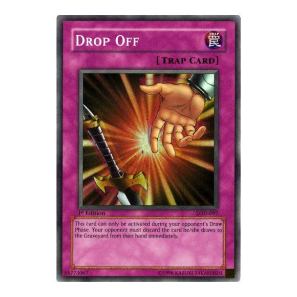 Drop Off (LOD) #LOD-097 Super Rare (Unlimited Damaged) Legacy of Darkness YuGiOh: 2017
