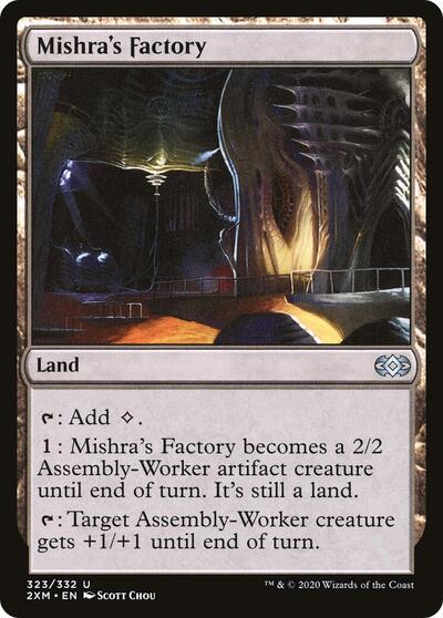 Mishras Factory (2XM) #323 Uncommon (Lightly Played) Double Masters Magic: 2020