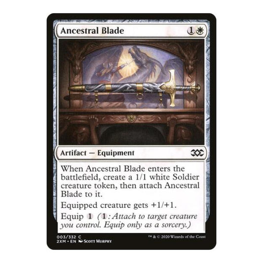 Ancestral Blade (2XM) #3 Common (Lightly Played) Double Masters Magic: The Gathering: 2020