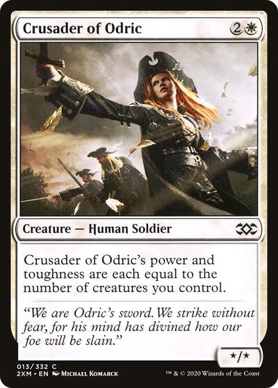 Crusader of Odric (2XM) #13 Common (Lightly Played) Double Masters Magic: The Gathering: 2020