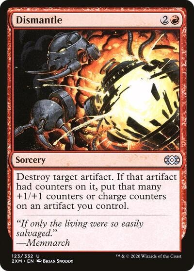 Dismantle (2XM) #123 Uncommon (Lightly Played) Double Masters Magic: The Gathering: 2020