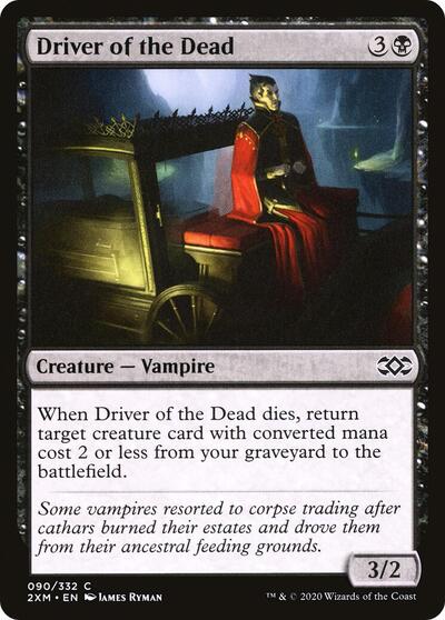Driver of the Dead (2XM) #90 Common (Foil Lightly Played) Double Masters Magic: The Gathering: 2020