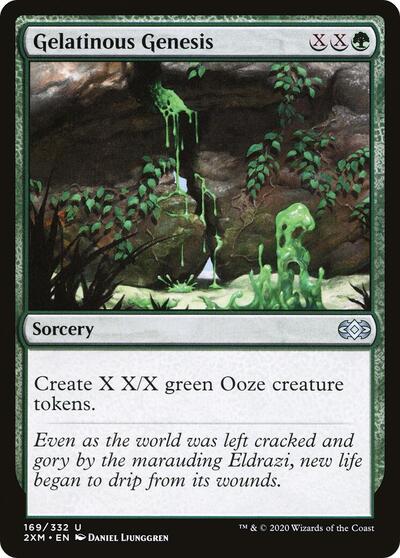 Gelatinous Genesis (2XM) #169 Uncommon (Lightly Played) Double Masters Magic: The Gathering: 2020