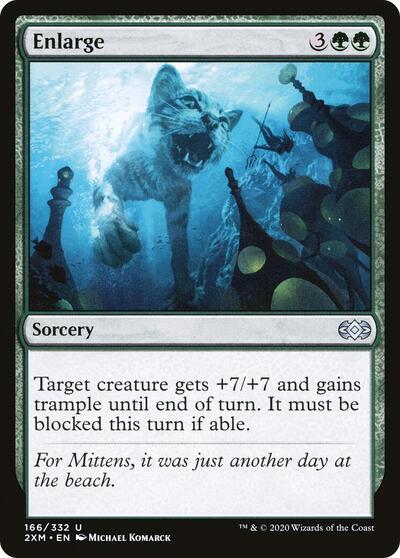Enlarge (2XM) #166 Uncommon (Lightly Played) Double Masters Magic: The Gathering: 2020