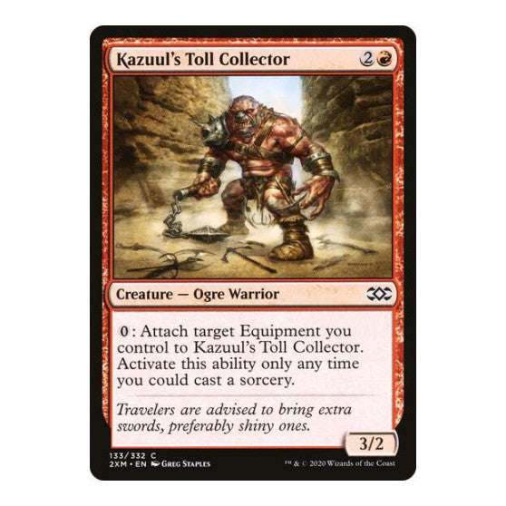 Kazuuls Toll Collector (2XM) #133 Common (Lightly Played) Double Masters Magic: The Gathering: 2020