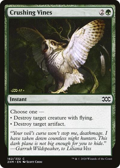 Crushing Vines (2XM) #162 Common (Foil Lightly Played) Double Masters Magic: The Gathering: 2020
