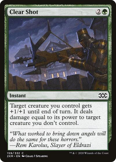 Clear Shot (2XM) #159 Common (Lightly Played) Double Masters Magic: 2020
