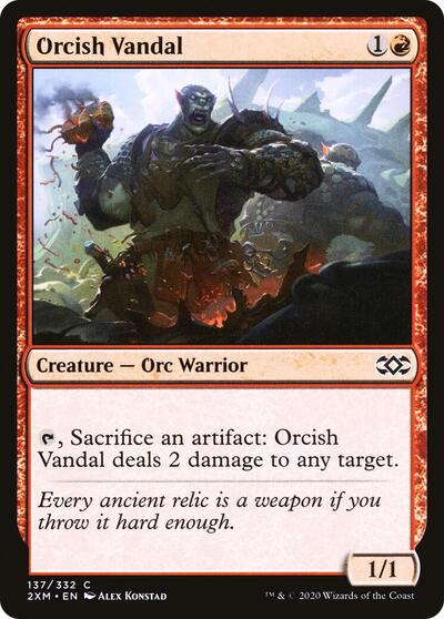 Orcish Vandal (2XM) #137 Common (Lightly Played) Double Masters Magic: 2020