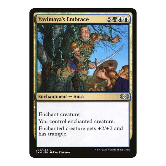 Yavimayas Embrace (2XM) #229 Uncommon (Lightly Played) Double Masters Magic: The Gathering: 2020