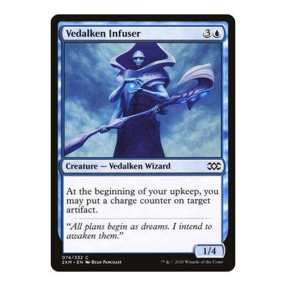 Vedalken Infuser (2XM) #74 Common (Lightly Played) Double Masters Magic: The Gathering: 2020