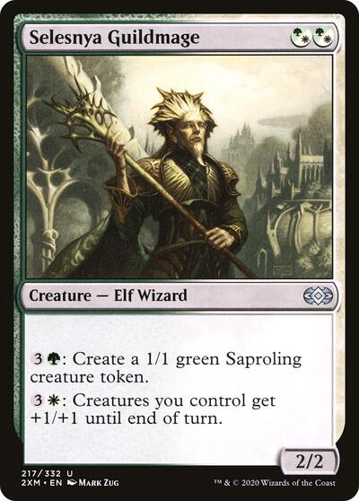 Selesnya Guildmage (2XM) #217 Uncommon (Lightly Played) Double Masters Magic: The Gathering: 2020