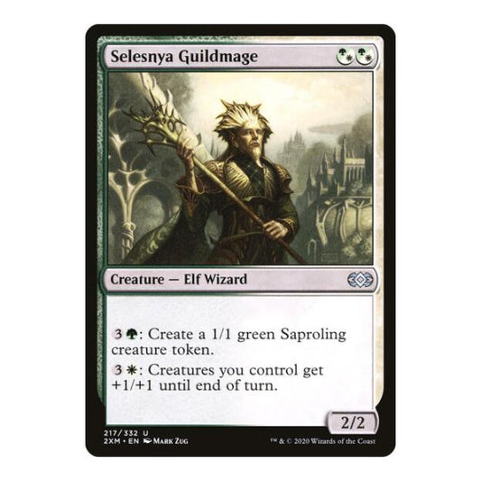 Selesnya Guildmage (2XM) #217 Uncommon (Lightly Played) Double Masters Magic: The Gathering: 2020