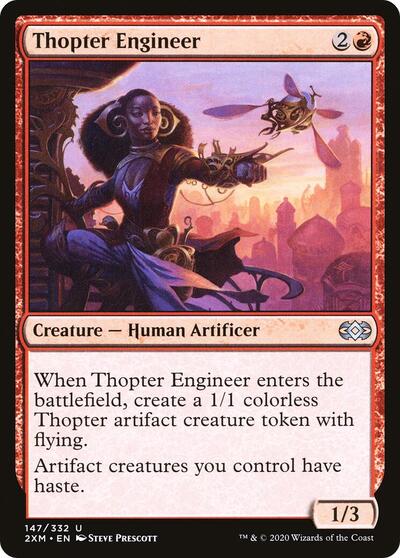 Thopter Engineer (2XM) #147 Uncommon (Lightly Played) Double Masters Magic: 2020