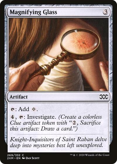 Magnifying Glass (2XM) #269 Common (Lightly Played) Double Masters Magic: The Gathering: 2020