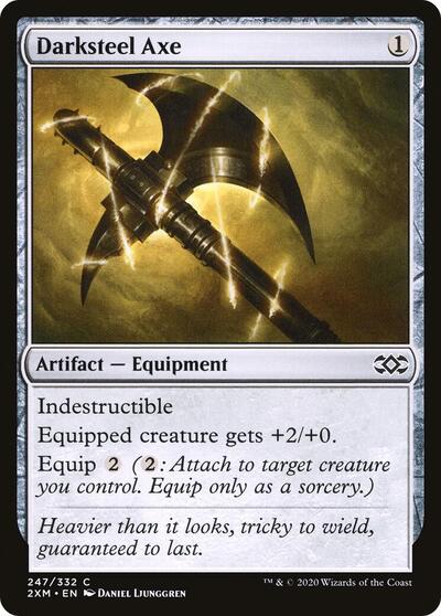 Darksteel Axe (2XM) #247 Common Double Masters Magic: The Gathering: 2020