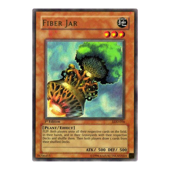 Fiber Jar (LOD) #LOD-056 Ultra Rare (1st Edition Damaged) Legacy of Darkness YuGiOh: 2017