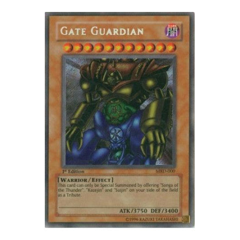 Gate Guardian (MRD) #MRD-000 Secret Rare (Unlimited Heavily Played) Metal Raiders YuGiOh: 2004
