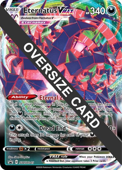 Eternatus VMAX SWSH045 (PR) #SWSH045 Promo (Holofoil Near Mint) Jumbo Cards Pokemon: 2015