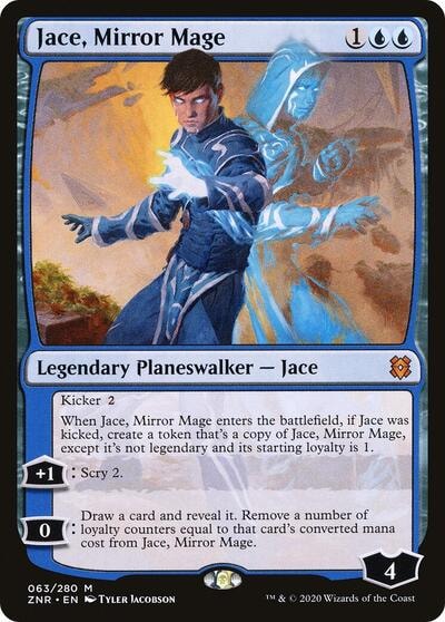 Jace Mirror Mage (ZNR) #63 Mythic Rare (Lightly Played) Zendikar Rising Magic: The Gathering: 2020