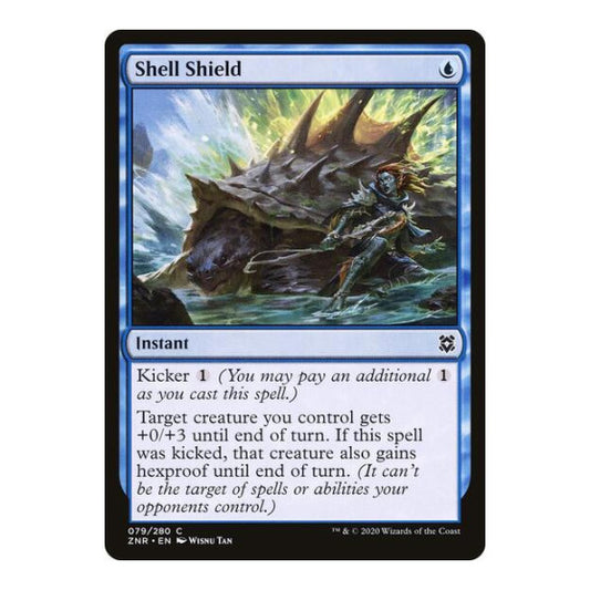 Shell Shield (ZNR) #79 Common Zendikar Rising Magic: The Gathering: 2020