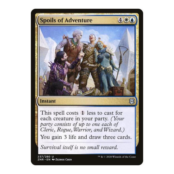 Spoils of Adventure (ZNR) #237 Uncommon Zendikar Rising Magic: The Gathering: 2020