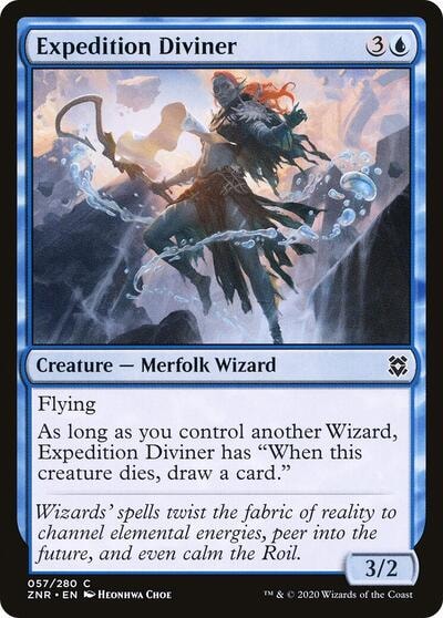 Expedition Diviner (ZNR) #57 Common Zendikar Rising Magic: The Gathering: 2020