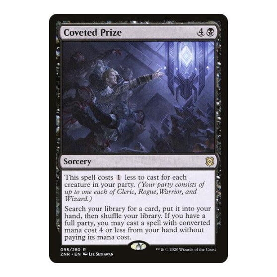 Coveted Prize (ZNR) #95 Rare (Lightly Played) Zendikar Rising Magic: The Gathering: 2020