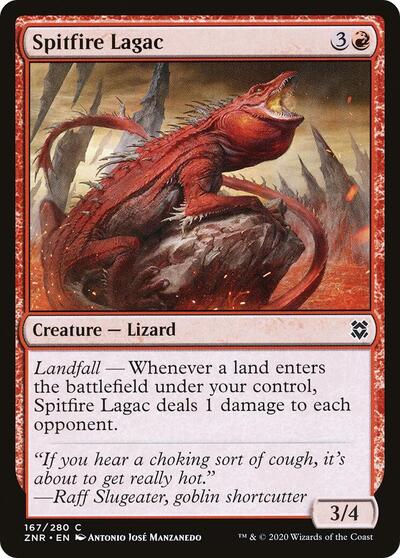 Spitfire Lagac (ZNR) #167 Common Zendikar Rising Magic: The Gathering: 2020