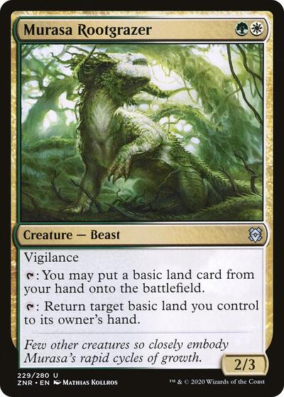 Murasa Rootgrazer (ZNR) #229 Uncommon (Lightly Played) Zendikar Rising Magic: The Gathering: 2020