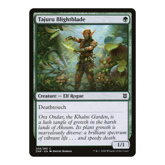Tajuru Blightblade (ZNR) #208 Common Zendikar Rising Magic: The Gathering: 2020