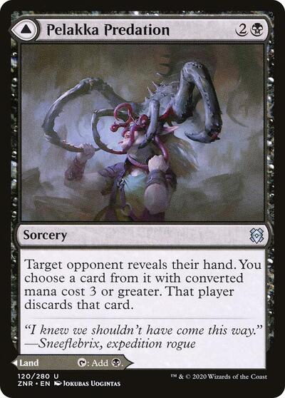 Pelakka Predation (ZNR) #120 Uncommon (Lightly Played) Zendikar Rising Magic: 2020