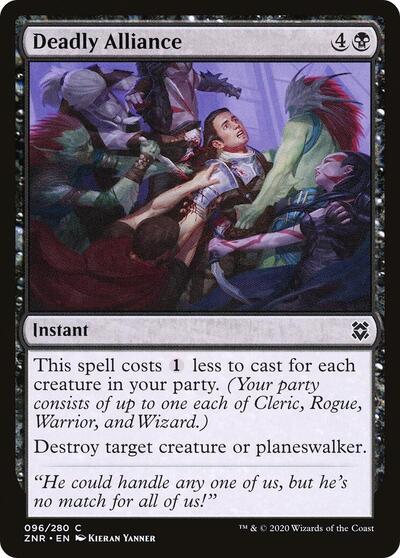 2020 Magic: Zendikar Rising (ZNR) - Deadly Alliance (#96, Common)