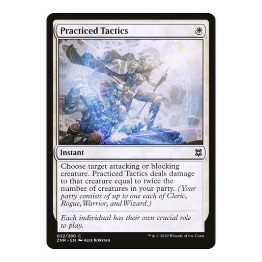 Practiced Tactics (ZNR) #32 Common (Lightly Played) Zendikar Rising Magic: The Gathering: 2020