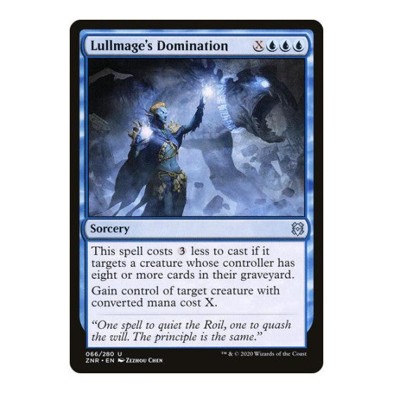 Lullmage's Domination (ZNR) #66 Uncommon (Lightly Played) Zendikar Rising Magic: The Gathering: 2020
