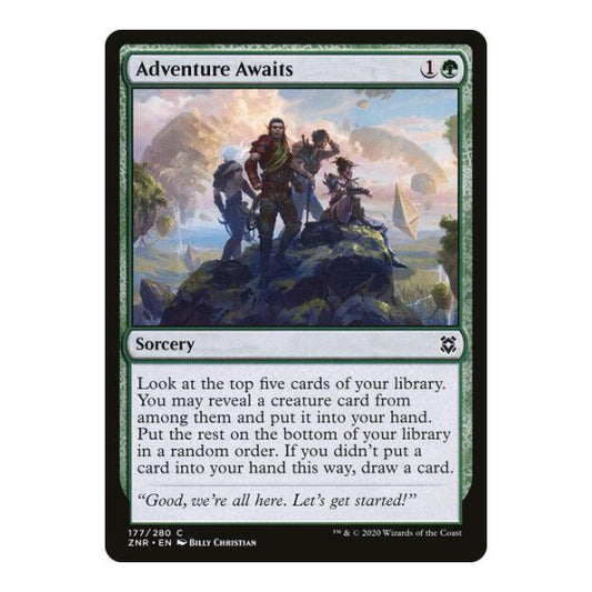 Adventure Awaits (ZNR) #177 Common (Lightly Played) Zendikar Rising Magic: The Gathering: 2020